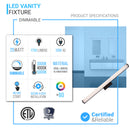 rectangle-shape-vanity-light-bar-led-fixture Load image into Gallery viewer, rectangle-shape-vanity-light-bar-led-fixture