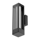 black-aluminum-led-outdoor-wall-cylinder-light Load image into Gallery viewer, black-aluminum-led-outdoor-wall-cylinder-light