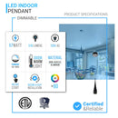 pyramid-shaped-7w-3000k-pendant-lighting Load image into Gallery viewer, pyramid-shaped-7w-3000k-pendant-lighting