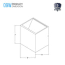 1-light-square-wall-sconce-9w Load image into Gallery viewer, 1-light-square-wall-sconce-9w