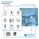 pyramid-shaped-7w-3000k-pendant-lighting Load image into Gallery viewer, pyramid-shaped-7w-3000k-pendant-lighting