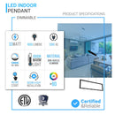 1-light-led-rectangle-pendant-ceiling-light Load image into Gallery viewer, 1-light-led-rectangle-pendant-ceiling-light