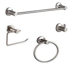 Nirvana Satin Nickel 4 pc Bath Set Nirvana Satin Nickel 4 pc Bath Set
