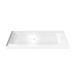 Shower Pan Left Hand Double Threshold - Acrylic and fiberglass - 60 X 36 X 3.5 Shower Pan Left Hand Double Threshold - Acrylic and fiberglass - 60 X 36 X 3.5