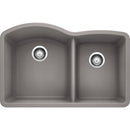32 inch Double Bowl Undermount Kitchen Sink - 60/40 Load image into Gallery viewer, 32 inch Double Bowl Undermount Kitchen Sink - 60/40