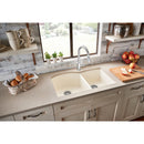 32 inch Double Bowl Undermount Kitchen Sink - 60/40 Load image into Gallery viewer, 32 inch Double Bowl Undermount Kitchen Sink - 60/40