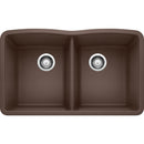 32 inch Double Bowl Kitchen Sink - Undermount Double Basin Load image into Gallery viewer, 32 inch Double Bowl Kitchen Sink - Undermount Double Basin