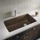 Blanco Diamond Single 9.5 Inch Depth Super Single Bowl Undermount Kitchen Sink Load image into Gallery viewer, Blanco Diamond Single 9.5 Inch Depth Super Single Bowl Undermount Kitchen Sink