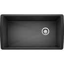33-1/2 inch Single Bowl Kitchen Sink - Undermount Kitchen Sink Load image into Gallery viewer, 33-1/2 inch Single Bowl Kitchen Sink - Undermount Kitchen Sink