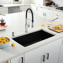 33-1/2 inch Single Bowl Kitchen Sink - Undermount Kitchen Sink Load image into Gallery viewer, 33-1/2 inch Single Bowl Kitchen Sink - Undermount Kitchen Sink