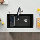 33-1/2 inch Single Bowl Kitchen Sink - Undermount Kitchen Sink Load image into Gallery viewer, 33-1/2 inch Single Bowl Kitchen Sink - Undermount Kitchen Sink