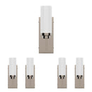 wall-mount-sconce-lighting-brushed-nickel-opal-glass Load image into Gallery viewer, wall-mount-sconce-lighting-brushed-nickel-opal-glass