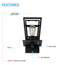 1-light-matte-black-wall-sconces Load image into Gallery viewer, 1-light-matte-black-wall-sconces