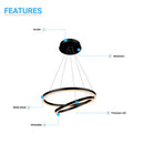 2-ring-modern-round-chandelier-60w-3000k-chandelier-lights Load image into Gallery viewer, 2-ring-modern-round-chandelier-60w-3000k-chandelier-lights