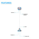 cone-pendant-lighting-for-dining-rooms-5w-chandelier-lights Load image into Gallery viewer, cone-pendant-lighting-for-dining-rooms-5w-chandelier-lights