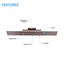 2-lights-indoor-rectangular-wall-sconce Load image into Gallery viewer, 2-lights-indoor-rectangular-wall-sconce