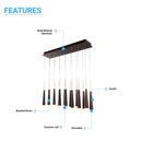 16-lights-chandelier-hanging-suspension-fixture-112w-3000k-brown-pendant-lights Load image into Gallery viewer, 16-lights-chandelier-hanging-suspension-fixture-112w-3000k-brown-pendant-lights