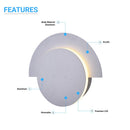 modern-led-wall-sconce-10w-3000k-483lm Load image into Gallery viewer, modern-led-wall-sconce-10w-3000k-483lm