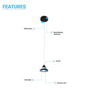 cone-pendant-lighting-for-dining-rooms-5w-chandelier-lights Load image into Gallery viewer, cone-pendant-lighting-for-dining-rooms-5w-chandelier-lights