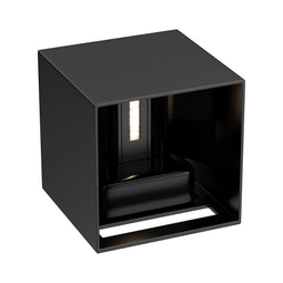 9W Square Shape LED Wall Sconce, 3000K Warm White, 500LM, Clear Glass, Wall Mount, 120V Triac Dimmable ETL Damp Location 9W Square Shape LED Wall Sconce, 3000K Warm White, 500LM, Clear Glass, Wall Mount, 120V Triac Dimmable ETL Damp Location