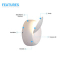 unique-wall-sconce-7w-3000k-dimmable Load image into Gallery viewer, unique-wall-sconce-7w-3000k-dimmable