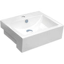 Apron Porcelain Rectangular Vessel Sink Load image into Gallery viewer, Apron Porcelain Rectangular Vessel Sink