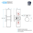 2-lights-wall-sconce-with-white-glass-shade Load image into Gallery viewer, 2-lights-wall-sconce-with-white-glass-shade