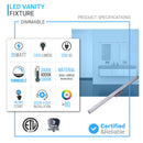 rectangle-shape-vanity-light-bar-led-fixture Load image into Gallery viewer, rectangle-shape-vanity-light-bar-led-fixture