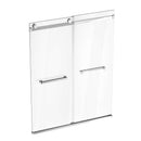 Ivanees Semi-Frameless Dual Sliding Glass Shower Door-56-60 Inch W x 60 Inch H & 56-60 Inch W X 76 Inch H Smart Adjustable Load image into Gallery viewer, Ivanees Semi-Frameless Dual Sliding Glass Shower Door-56-60 Inch W x 60 Inch H & 56-60 Inch W X 76 Inch H Smart Adjustable