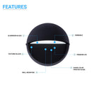 half-round-led-outdoor-wall-sconce Load image into Gallery viewer, half-round-led-outdoor-wall-sconce