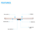 rectangle-shape-vanity-light-bar-led-fixture Load image into Gallery viewer, rectangle-shape-vanity-light-bar-led-fixture