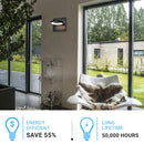 1-Ring Light, Rectangular Wall Sconce, 8W, 3000K, 290LM, Dimmable Load image into Gallery viewer, 1-Ring Light, Rectangular Wall Sconce, 8W, 3000K, 290LM, Dimmable