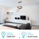 2-lights-square-chandelier-lighting-141w-3000k-brown-hanging-chandelier-lights Load image into Gallery viewer, 2-lights-square-chandelier-lighting-141w-3000k-brown-hanging-chandelier-lights