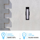 black-aluminum-led-outdoor-wall-cylinder-light Load image into Gallery viewer, black-aluminum-led-outdoor-wall-cylinder-light