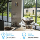 unique-circular-wall-sconce-11w-3000k Load image into Gallery viewer, unique-circular-wall-sconce-11w-3000k