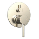 8 Inch Wall Mounted Rain Shower Faucet Set, Chrome/ Brushed Nickel Finish With Tub Spout Load image into Gallery viewer, 8 Inch Wall Mounted Rain Shower Faucet Set, Chrome/ Brushed Nickel Finish With Tub Spout