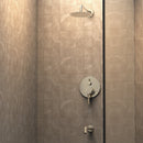 8 Inch Wall Mounted Rain Shower Faucet Set, Chrome/ Brushed Nickel Finish With Tub Spout Load image into Gallery viewer, 8 Inch Wall Mounted Rain Shower Faucet Set, Chrome/ Brushed Nickel Finish With Tub Spout