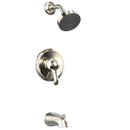 Wall Mounted Shower Faucet Set for Bathroom With Tub Spout Load image into Gallery viewer, Wall Mounted Shower Faucet Set for Bathroom With Tub Spout