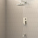 8 Inch Rain Shower Faucet Set Complete with Pre-embedded Valve, Pressure Balance Cartridge Load image into Gallery viewer, 8 Inch Rain Shower Faucet Set Complete with Pre-embedded Valve, Pressure Balance Cartridge