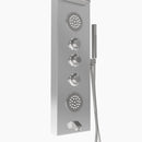 63 In. 2 Jet Shower Panel System With Fixed Rainfall & Waterfall Shower head, Handheld Shower & Tub Spout, Self-Cleaning & Jet Massage Feature Load image into Gallery viewer, 63 In. 2 Jet Shower Panel System With Fixed Rainfall & Waterfall Shower head, Handheld Shower & Tub Spout, Self-Cleaning & Jet Massage Feature