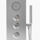 63 In. 2 Jet Shower Panel System With Fixed Rainfall & Waterfall Shower head, Handheld Shower & Tub Spout, Self-Cleaning & Jet Massage Feature Load image into Gallery viewer, 63 In. 2 Jet Shower Panel System With Fixed Rainfall & Waterfall Shower head, Handheld Shower & Tub Spout, Self-Cleaning & Jet Massage Feature