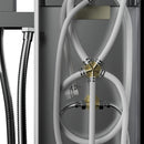 53 in. 2-Jet Stainless Steel Shower Panel System With Fixed Rainfall & Waterfall Shower Head, Handheld Shower,Tub Spout, Self-Cleaning & Jet Massage Feature Load image into Gallery viewer, 53 in. 2-Jet Stainless Steel Shower Panel System With Fixed Rainfall & Waterfall Shower Head, Handheld Shower,Tub Spout, Self-Cleaning & Jet Massage Feature