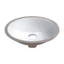 Acorn Porcelain Undermount Vanity Sink - 17-1/8 Inch x 14 Inch x 7-3/4 Inch Load image into Gallery viewer, Acorn Porcelain Undermount Vanity Sink - 17-1/8 Inch x 14 Inch x 7-3/4 Inch