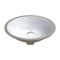 Acorn Porcelain Undermount Vanity Sink - 17-1/8 Inch x 14 Inch x 7-3/4 Inch Acorn Porcelain Undermount Vanity Sink - 17-1/8 Inch x 14 Inch x 7-3/4 Inch