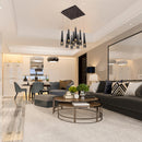 9-lights-modern-pendant-multi-light-45w-3000k-grey-led-pendant-lighting Load image into Gallery viewer, 9-lights-modern-pendant-multi-light-45w-3000k-grey-led-pendant-lighting
