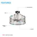 3-lights-matte-black-semi-flush-mount-ceiling-light Load image into Gallery viewer, 3-lights-matte-black-semi-flush-mount-ceiling-light