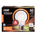 A19 Filament LED 60W Equivalent Non-Dimmable Clear Medium Base 800Lm 2700K Bulb 4-Pack Load image into Gallery viewer, A19 Filament LED 60W Equivalent Non-Dimmable Clear Medium Base 800Lm 2700K Bulb 4-Pack