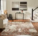 Aurora Zinc/Spice 5 ft. 2 in. x 7 ft. 8 in. Area Rug Load image into Gallery viewer, Aurora Zinc/Spice 5 ft. 2 in. x 7 ft. 8 in. Area Rug