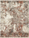 Aurora Zinc/Spice 5 ft. 2 in. x 7 ft. 8 in. Area Rug Load image into Gallery viewer, Aurora Zinc/Spice 5 ft. 2 in. x 7 ft. 8 in. Area Rug