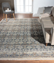 Aurora Indigo/Sand Multi-Colored 7 ft. 7 in. x 10 ft. Area Rug Load image into Gallery viewer, Aurora Indigo/Sand Multi-Colored 7 ft. 7 in. x 10 ft. Area Rug